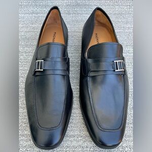 MAGNANNI Lino Black Leather Loafers Comfortable Shoes Men's Size 10 US NEW